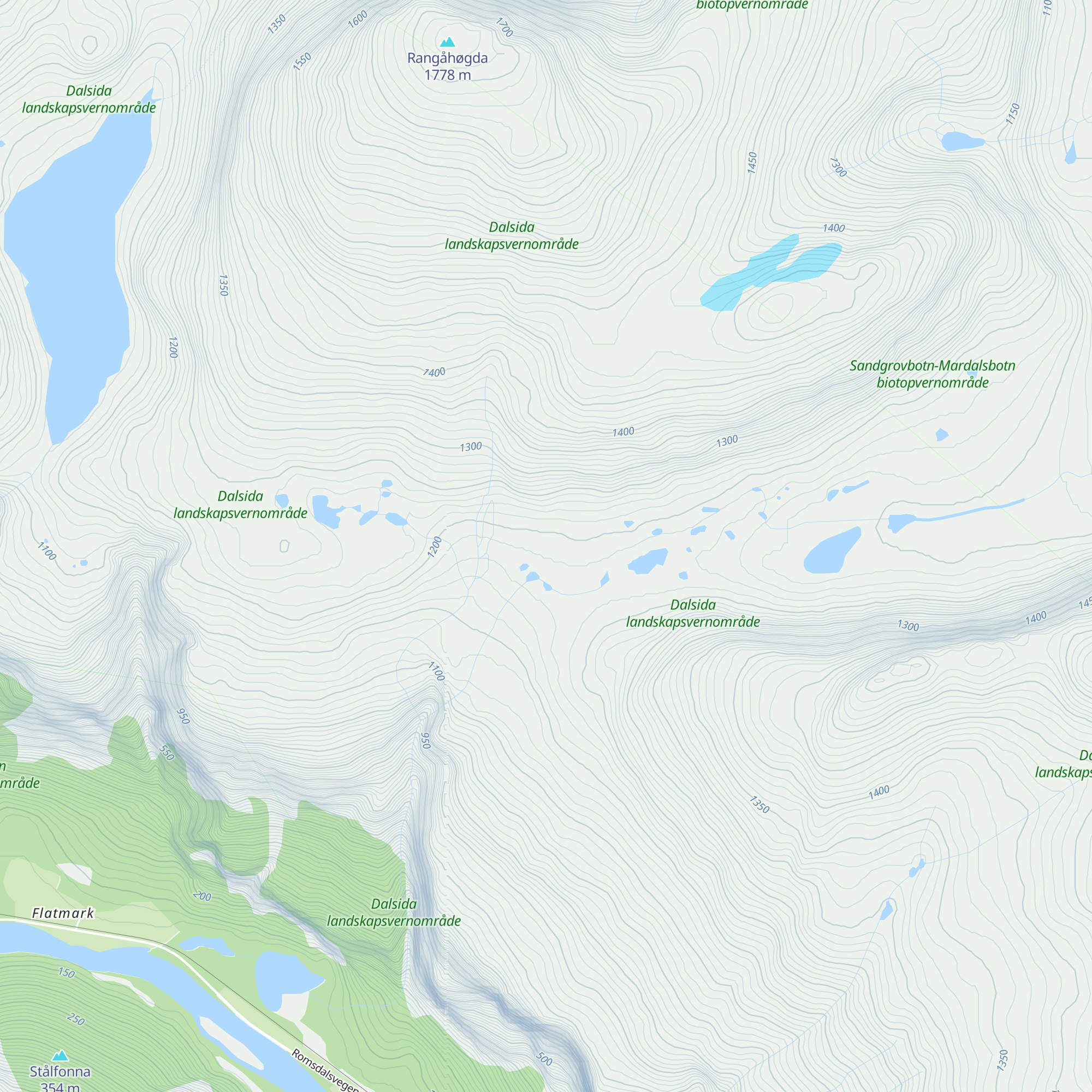 Grønnbotnhytta map