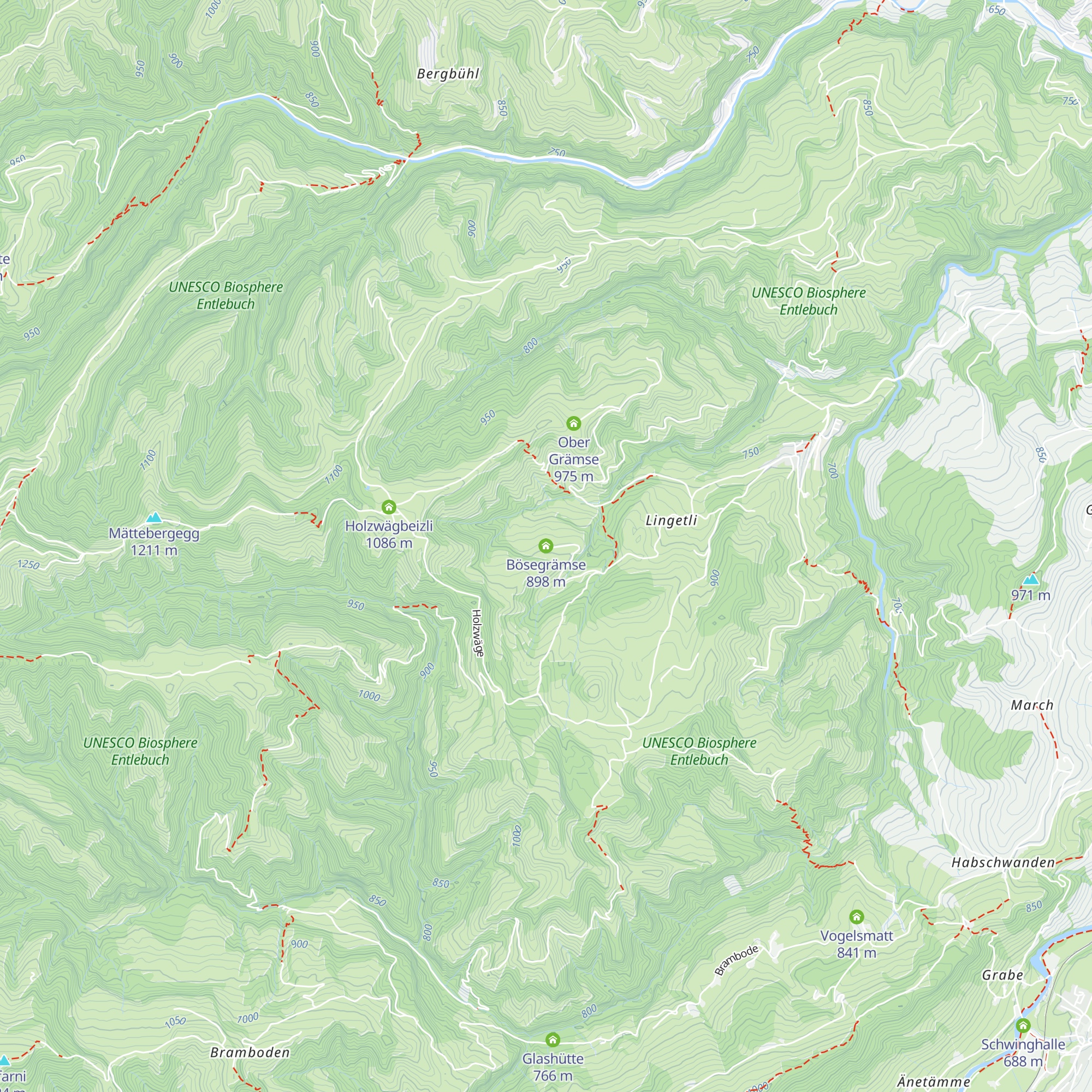 Bösegrämse map