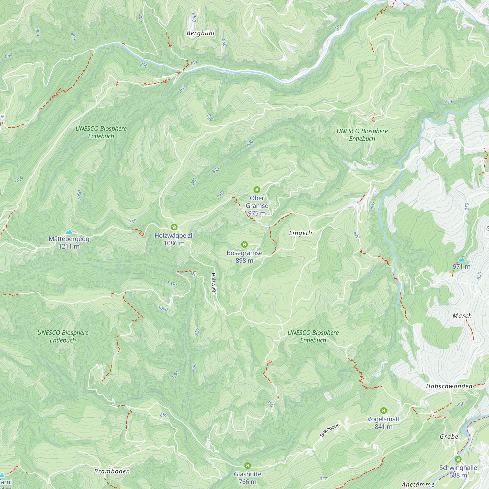 Bösegrämse map