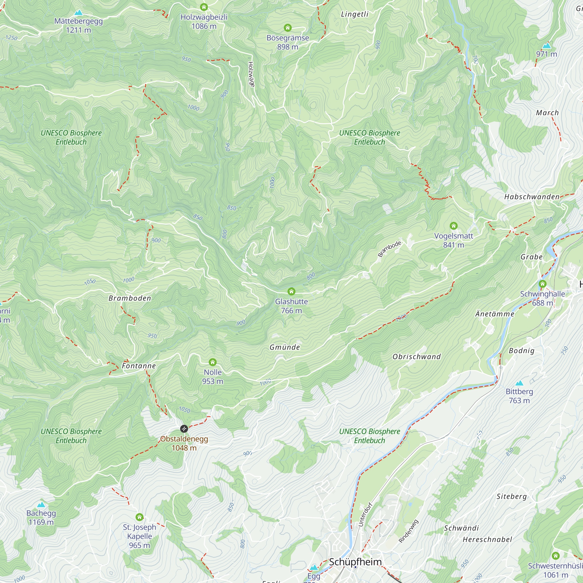 Glashütte map