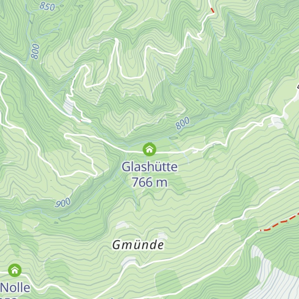 Map of Glashütte