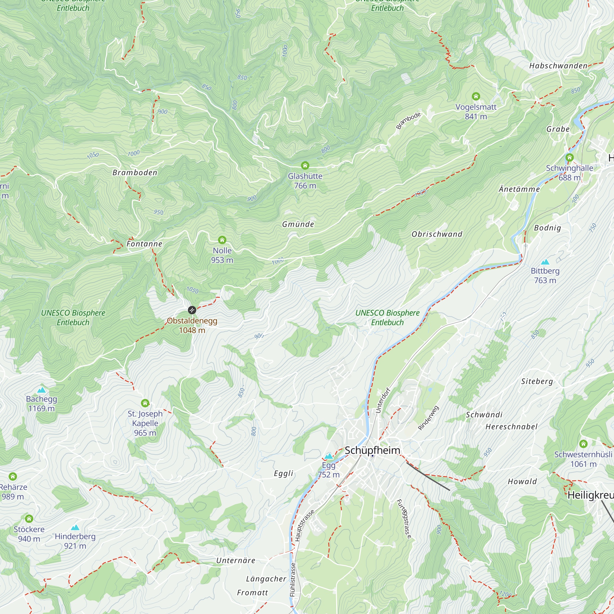 Ämmeneggli map