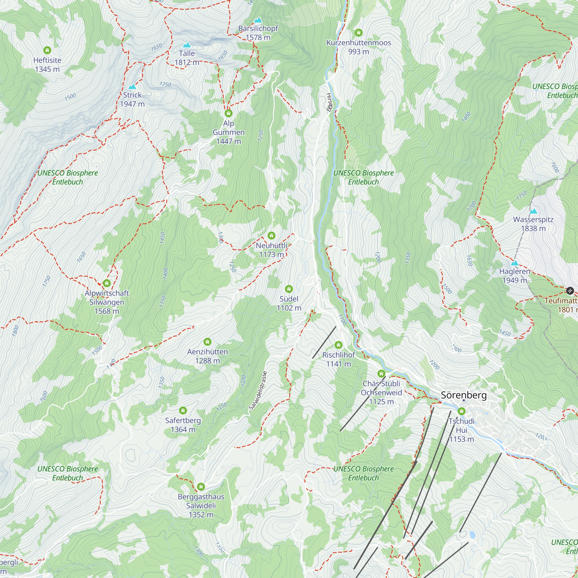 Südel map