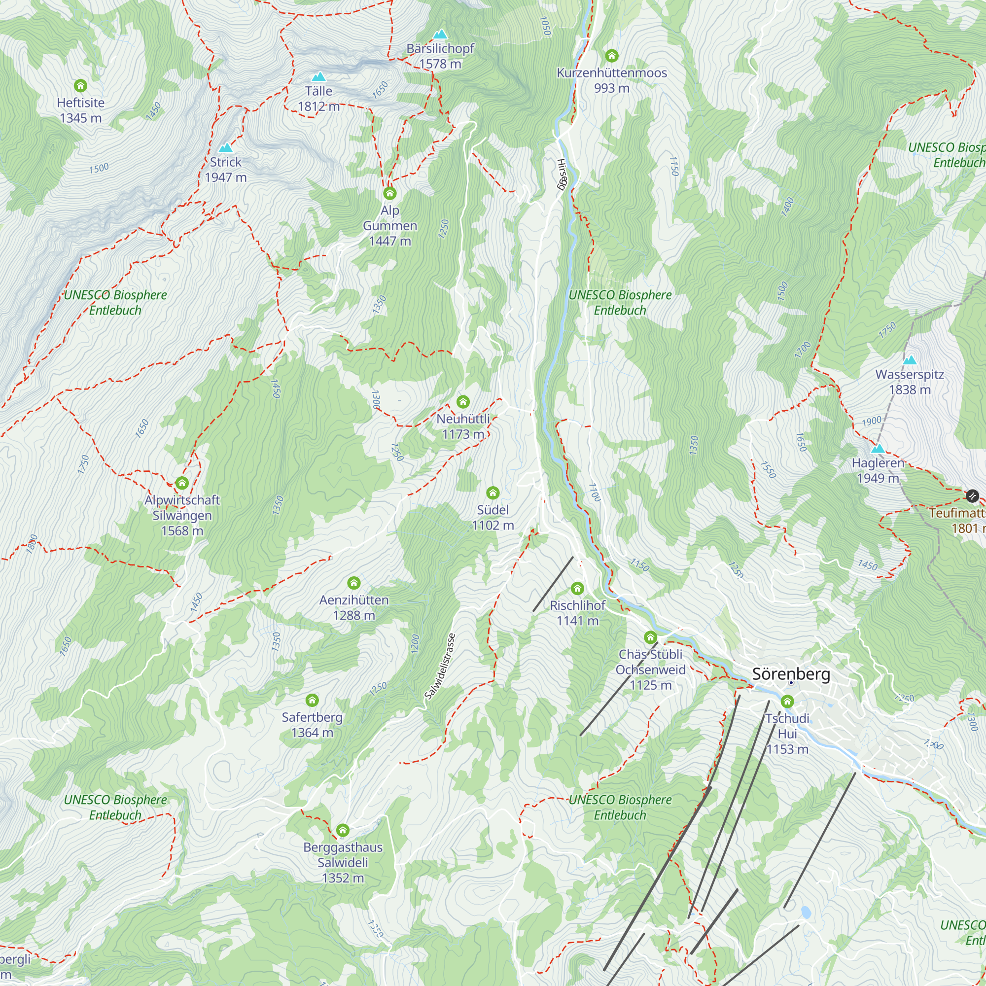 Südel map