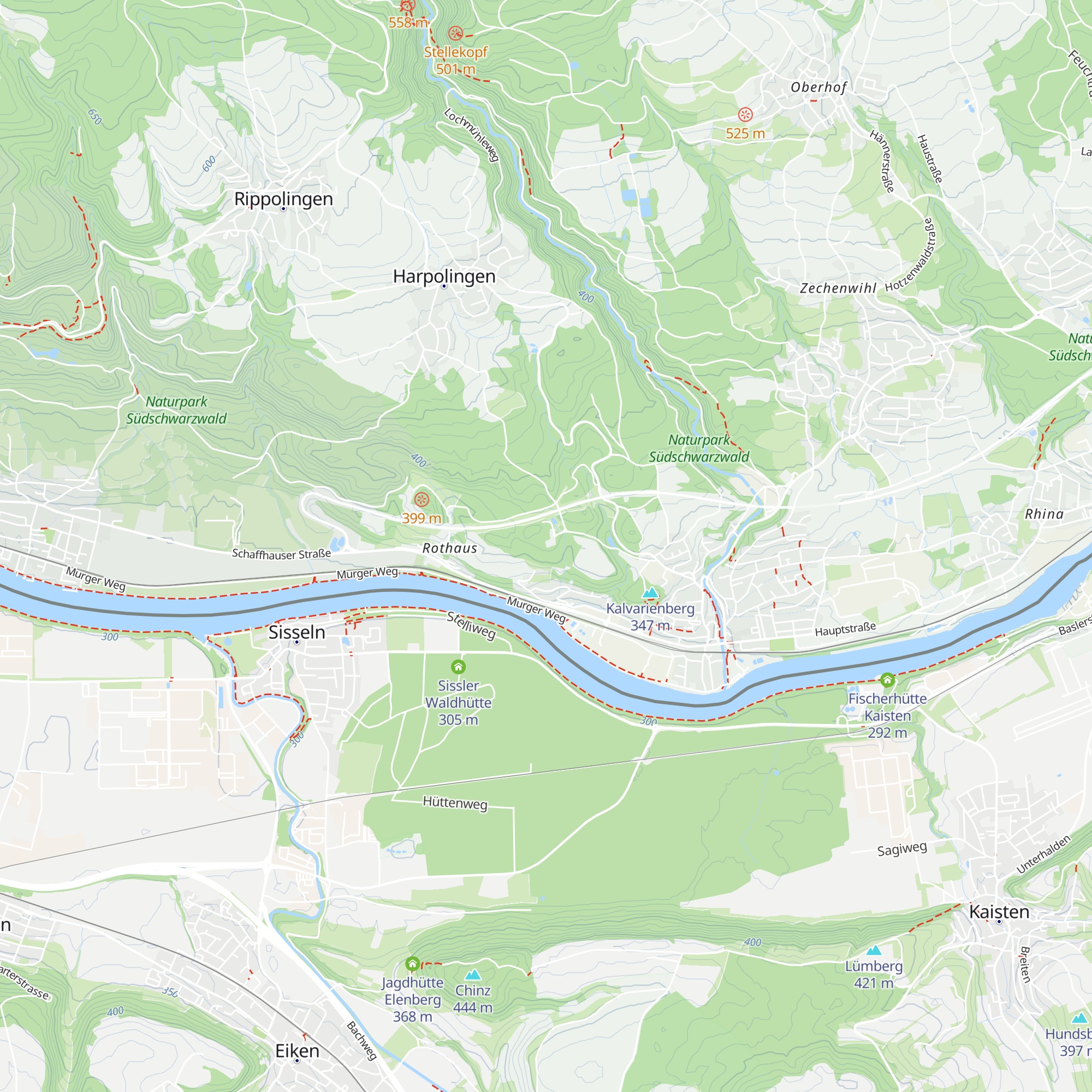 Walter Ullmann Hütte map