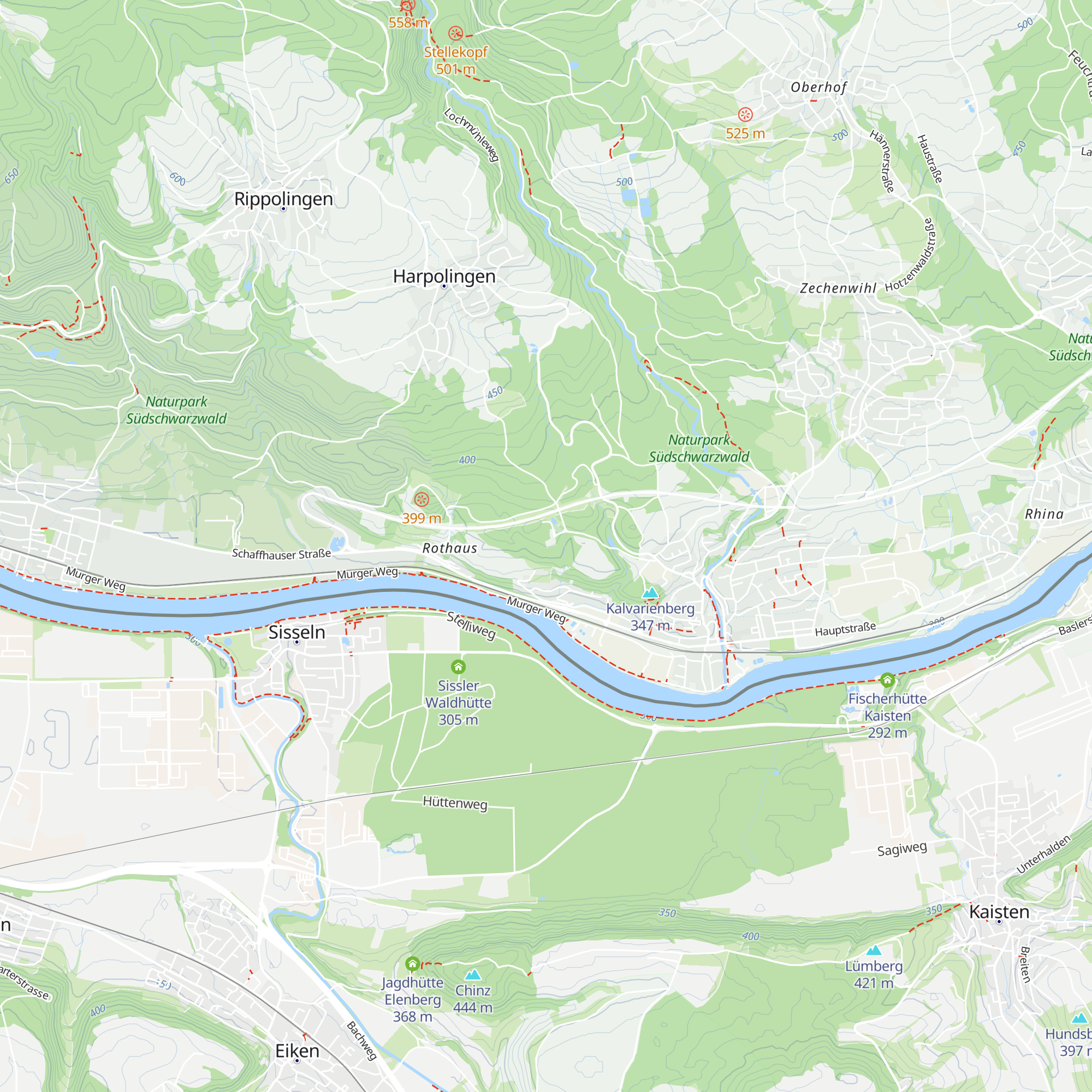 Walter Ullmann Hütte map