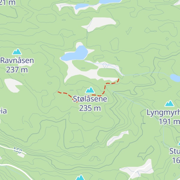 Map of Stølåsene