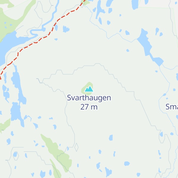 Map of Svarthaugen