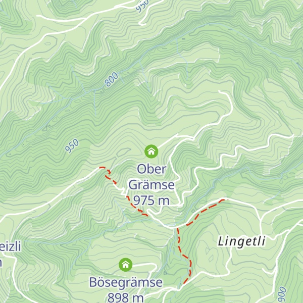 Map of Ober Grämse