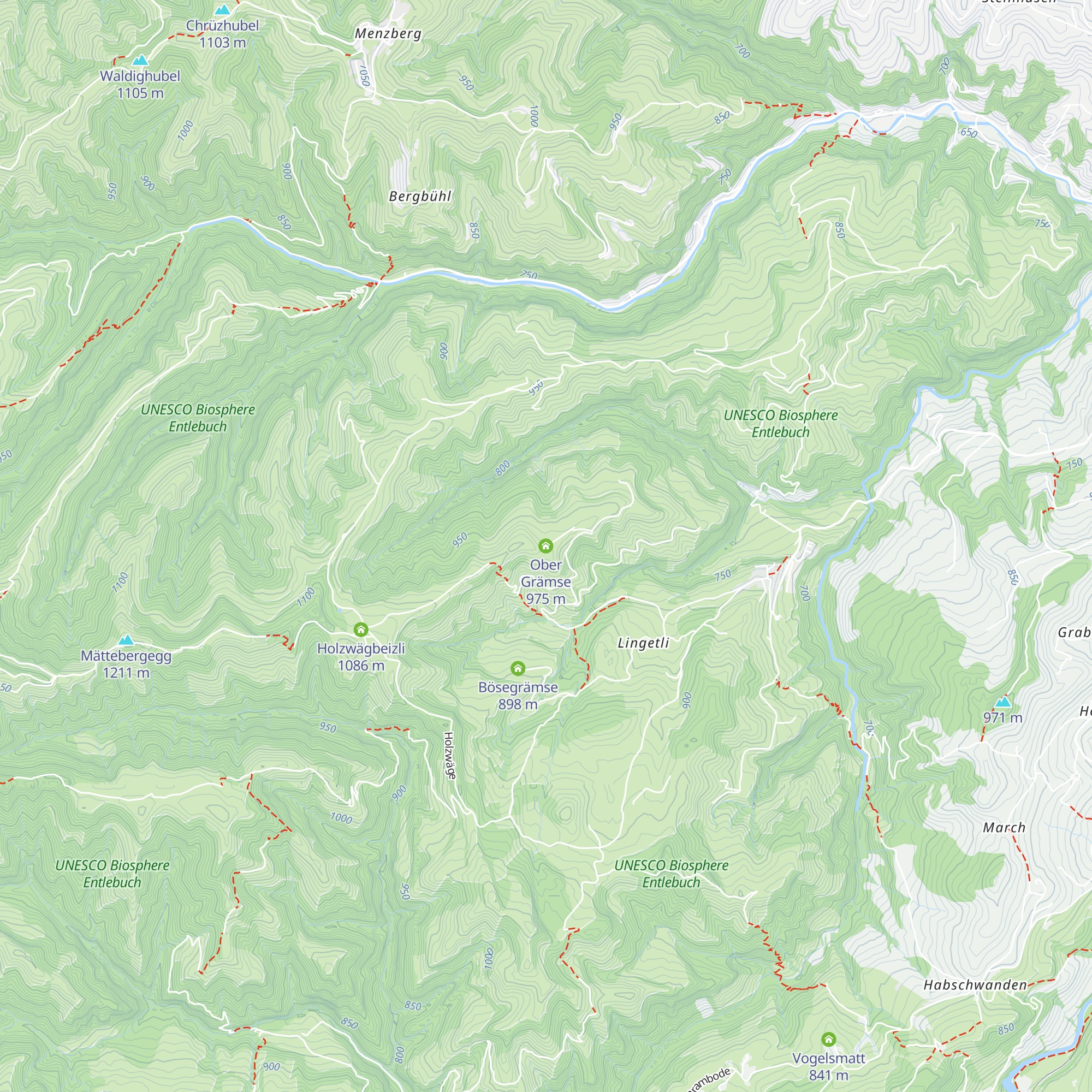 Ober Grämse map