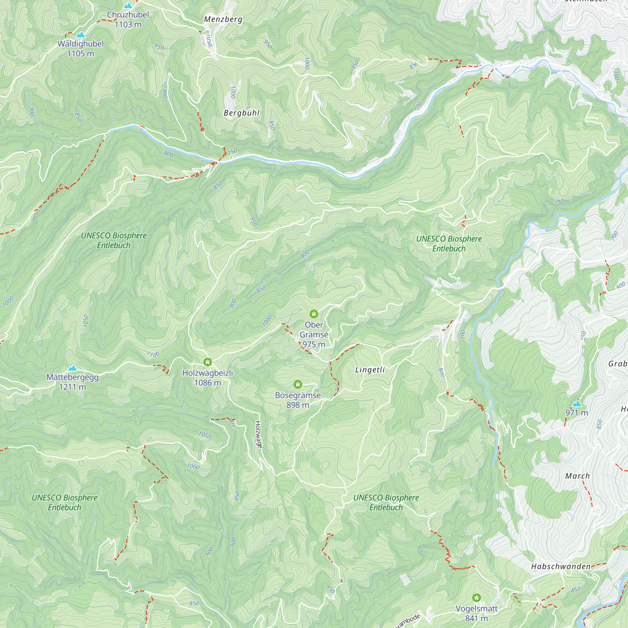 Ober Grämse map