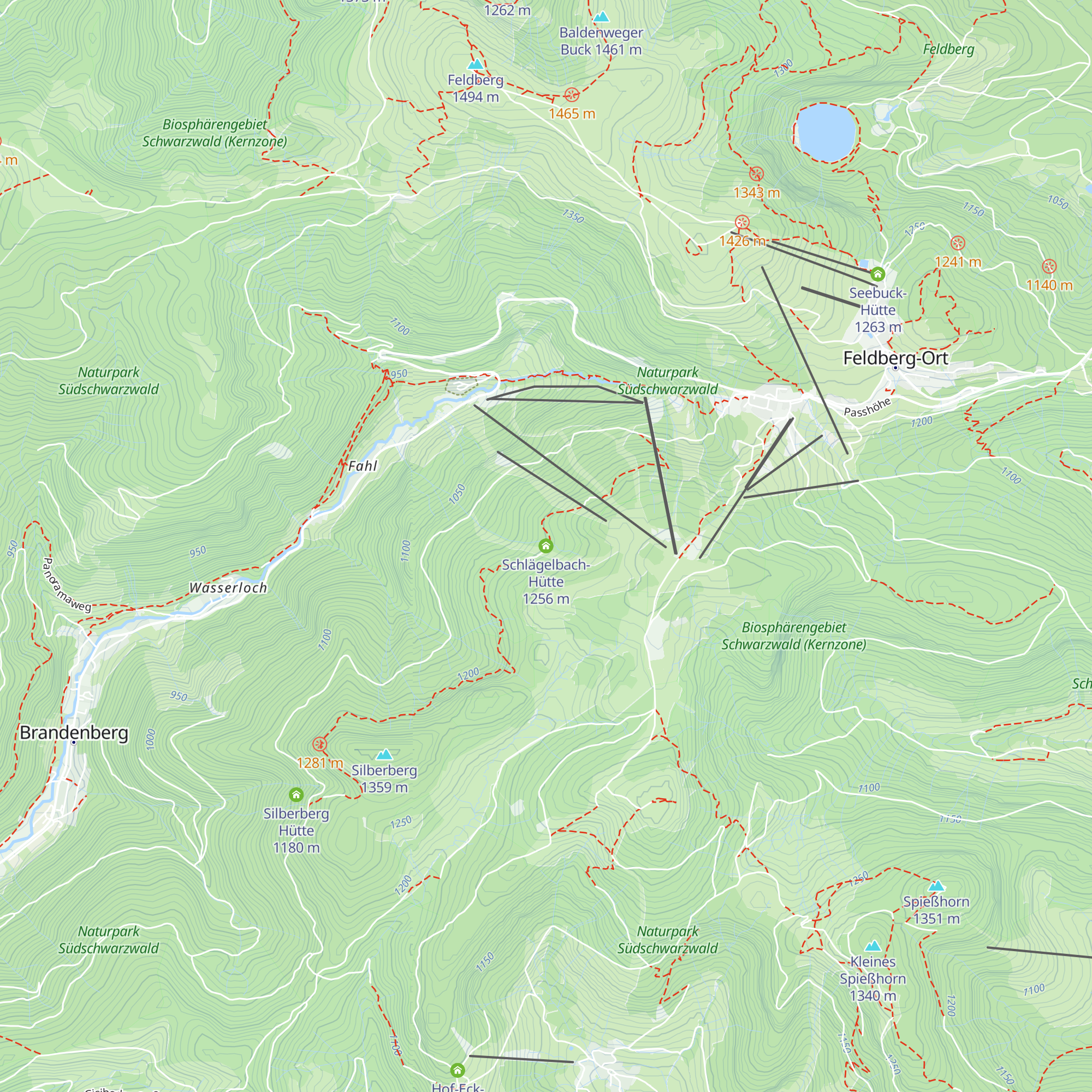 Schlägelbach-Hütte map
