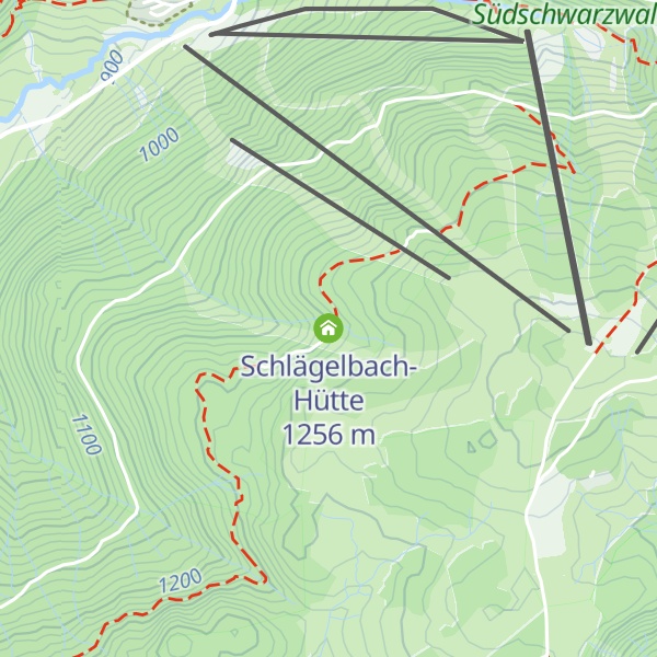 Map of Schlägelbach-Hütte