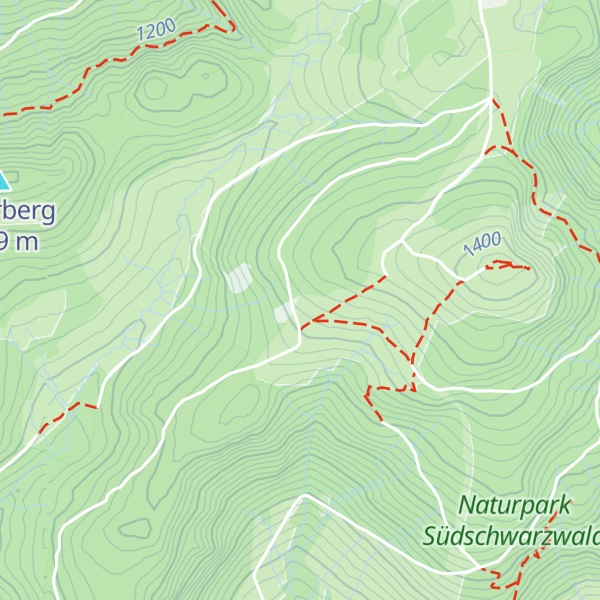 Map of Bernauer Skihütte
