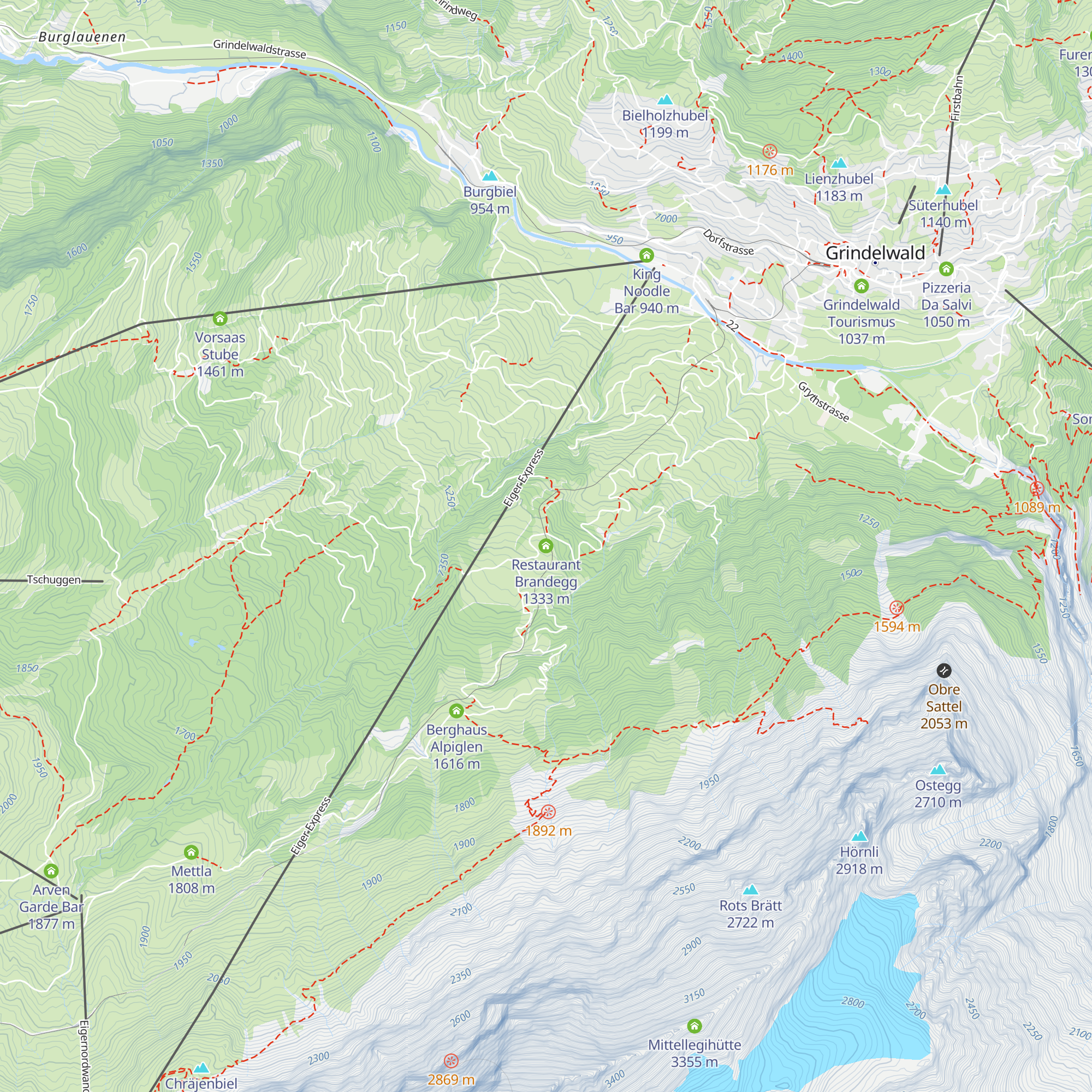 Restaurant Brandegg map