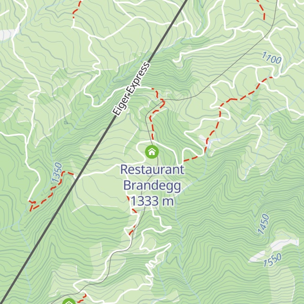 Map of Restaurant Brandegg