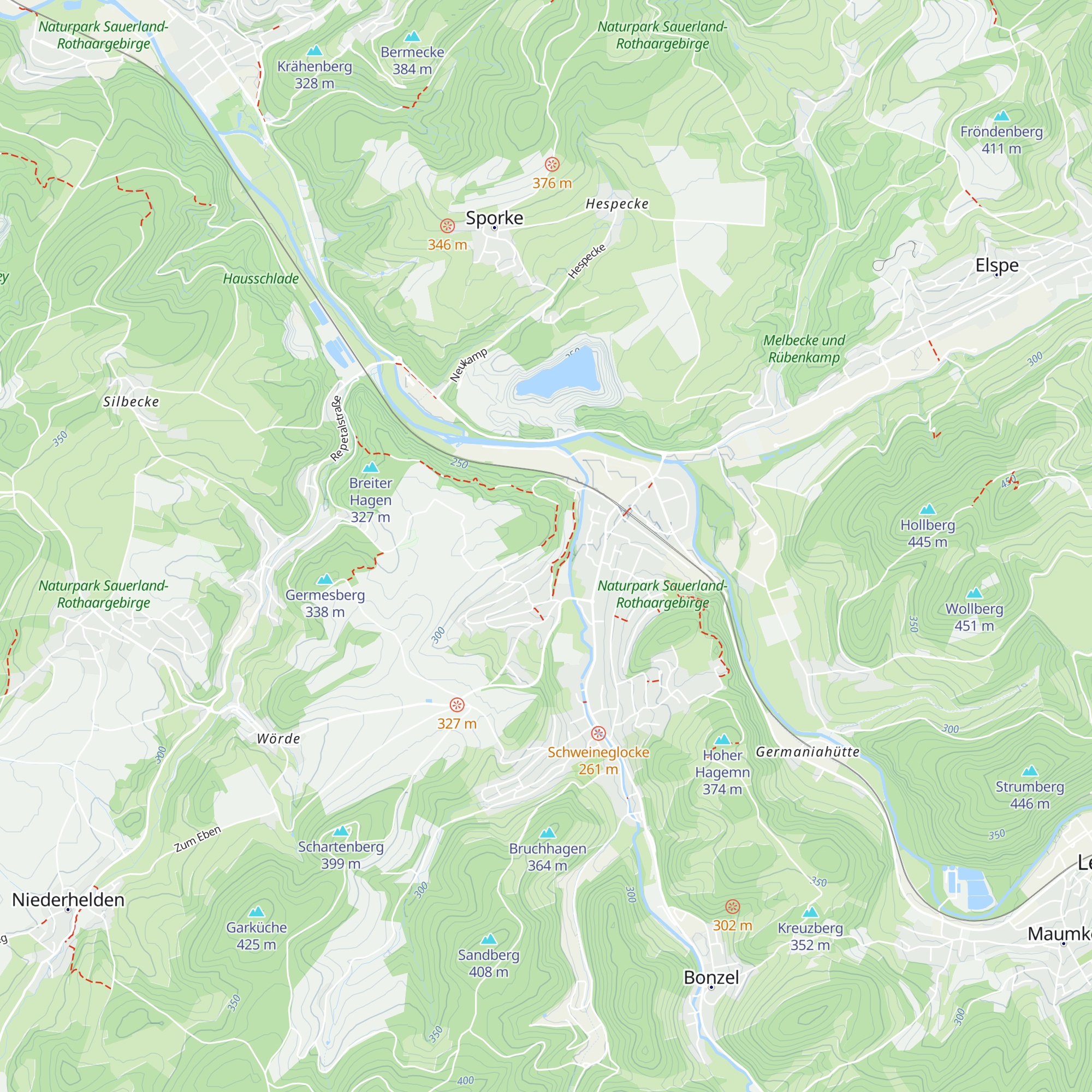 SGV-Hütte Grevenbrück map