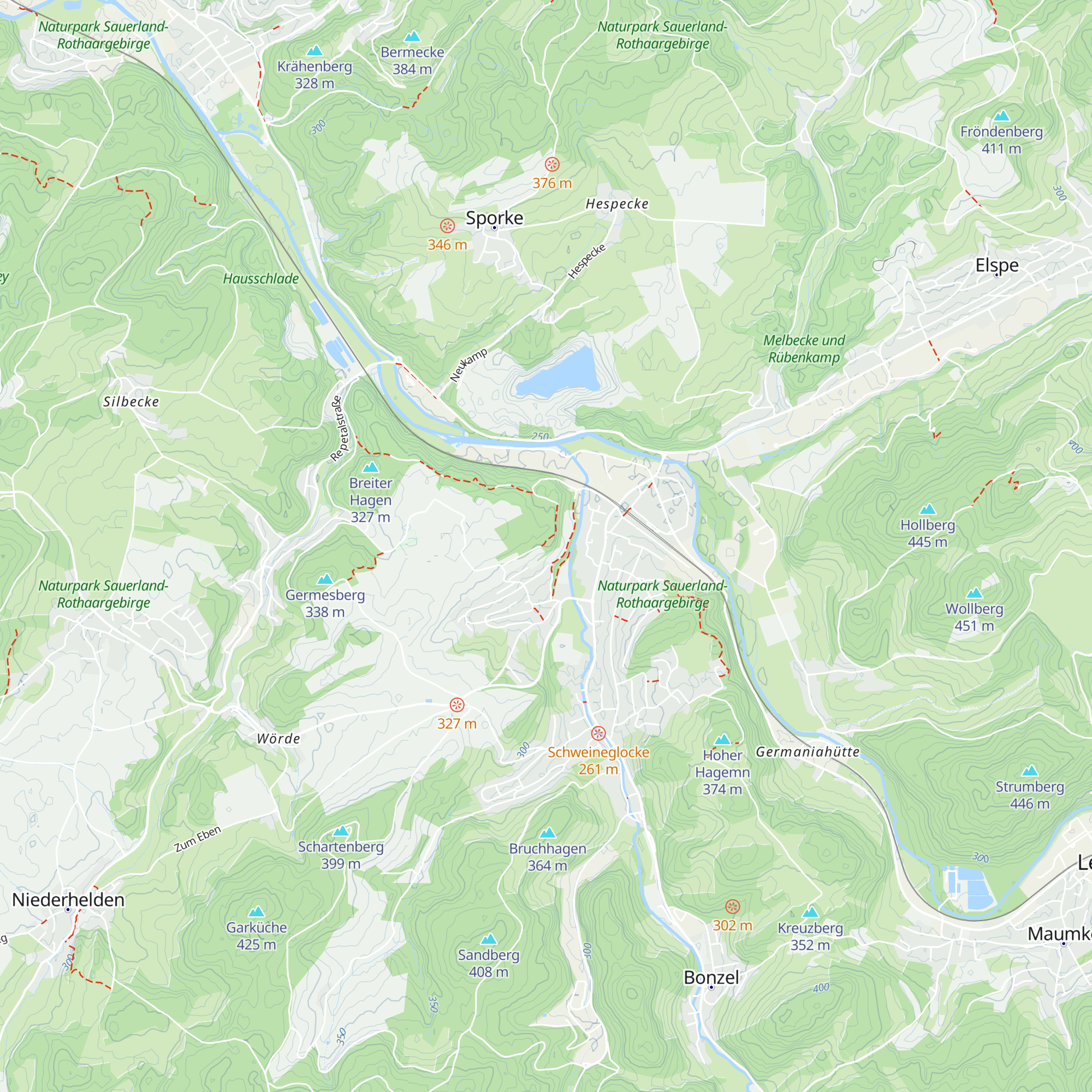 SGV-Hütte Grevenbrück map