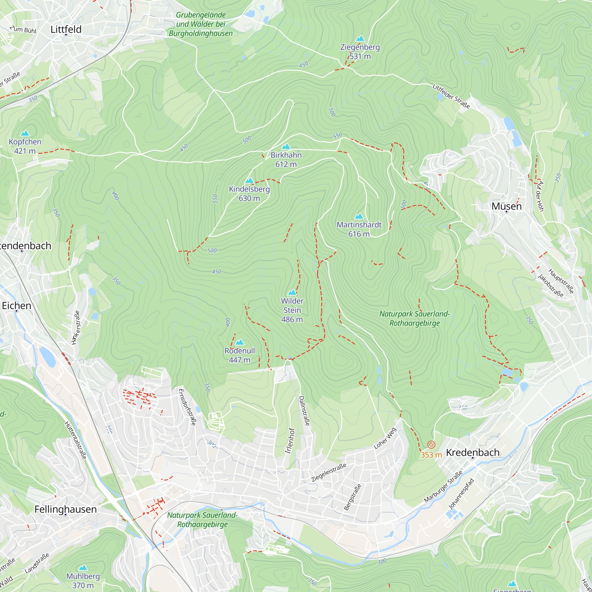 Belz Hütte map