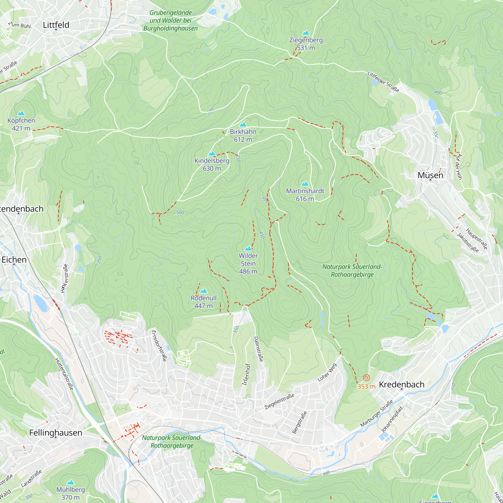 Belz Hütte map