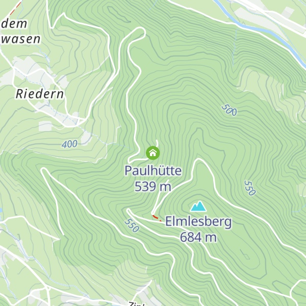 Map of Paulhütte