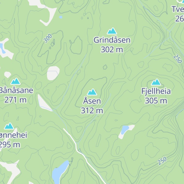 Map of Åsen