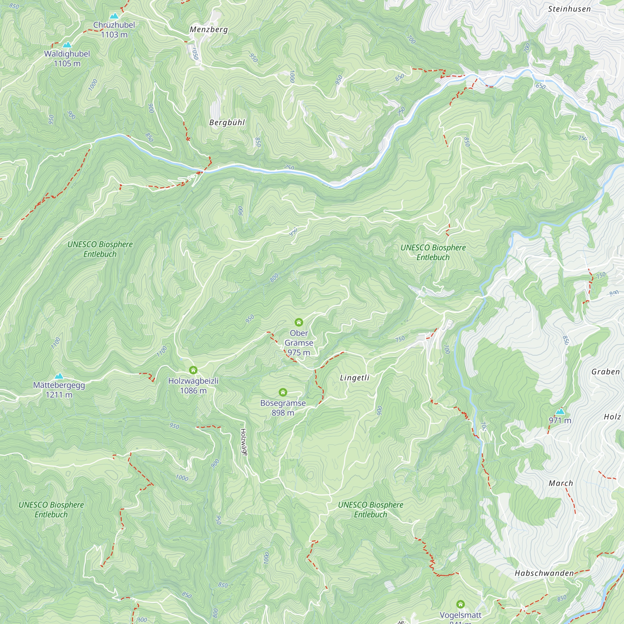 Mittler Grämse map
