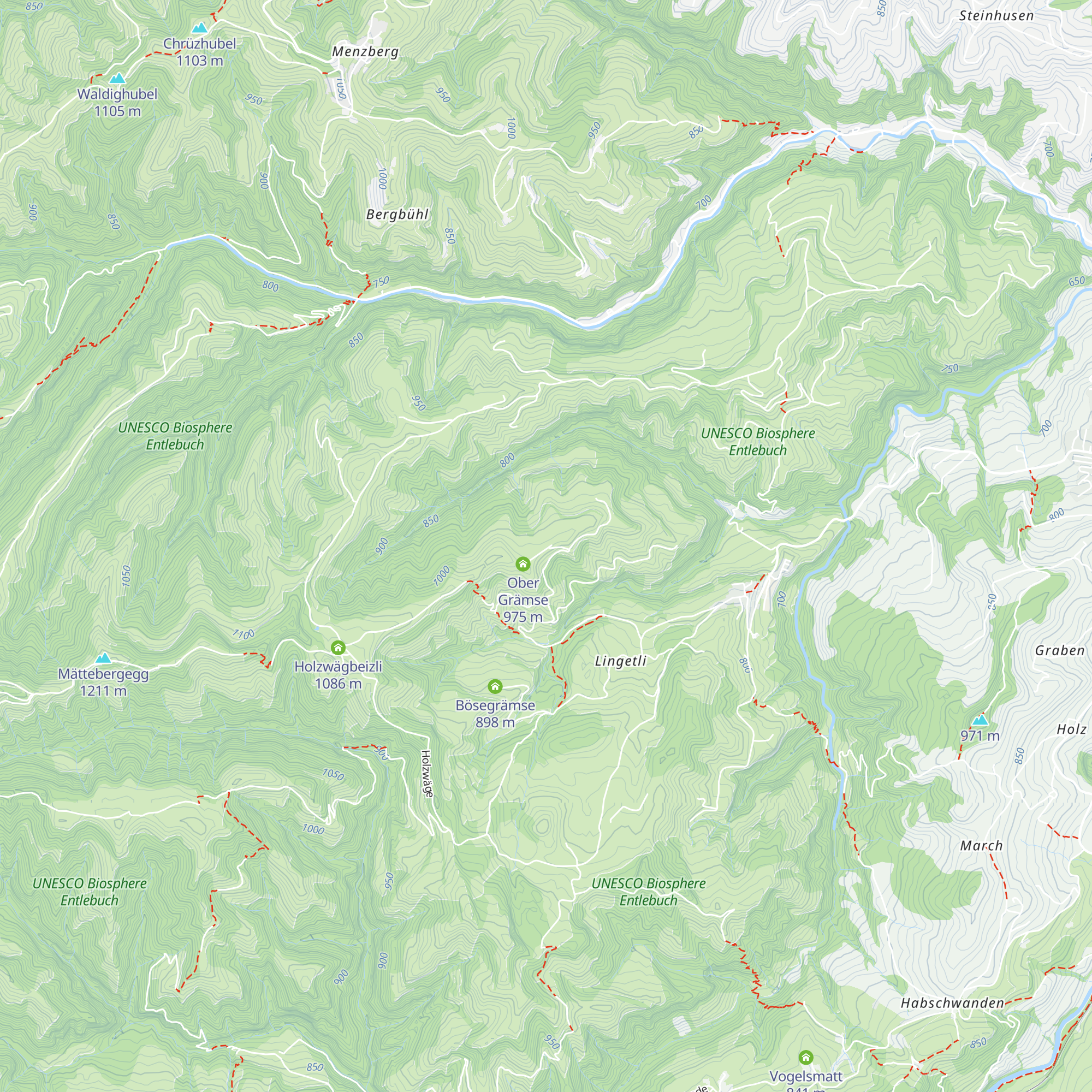 Mittler Grämse map
