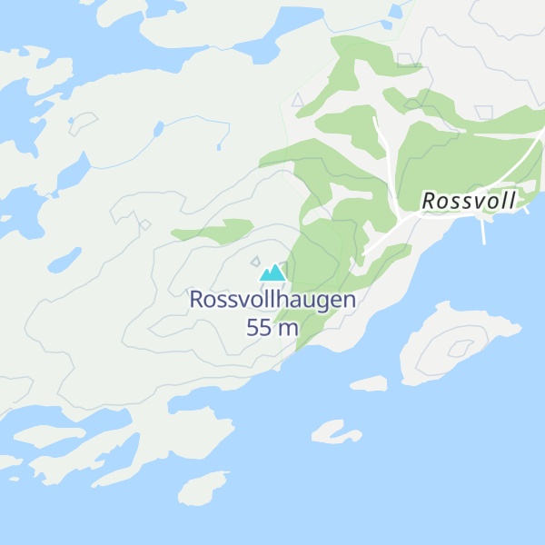 Map of Rossvollhaugen