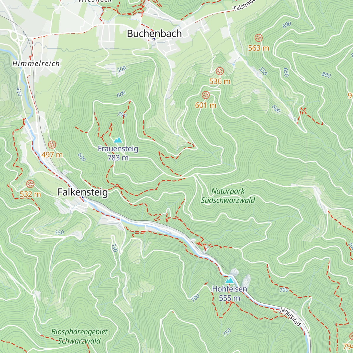 Pfaffeneck-Hütte map