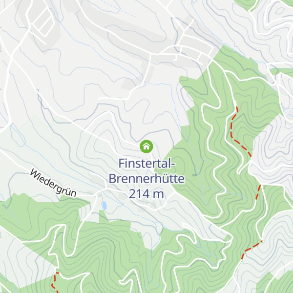Map of Finstertal-Brennerhütte