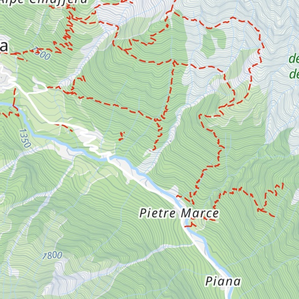 Map of Rifugio Brusà