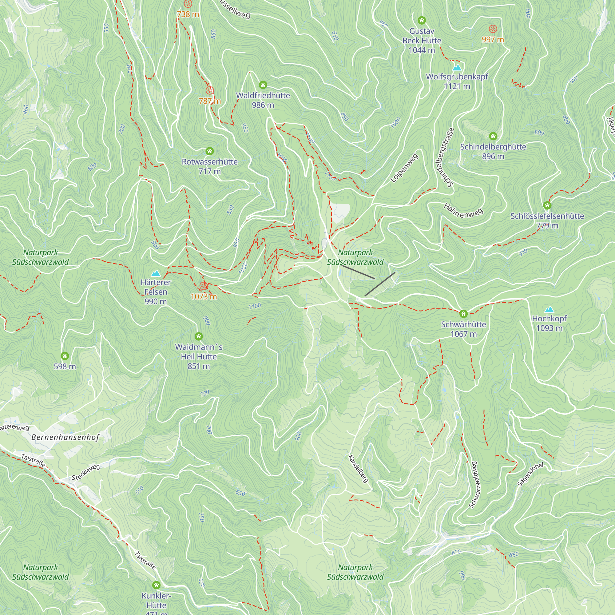 Gummenhütte Fensterliwirt map