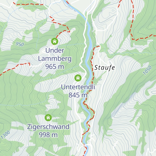 Map of Untertendli