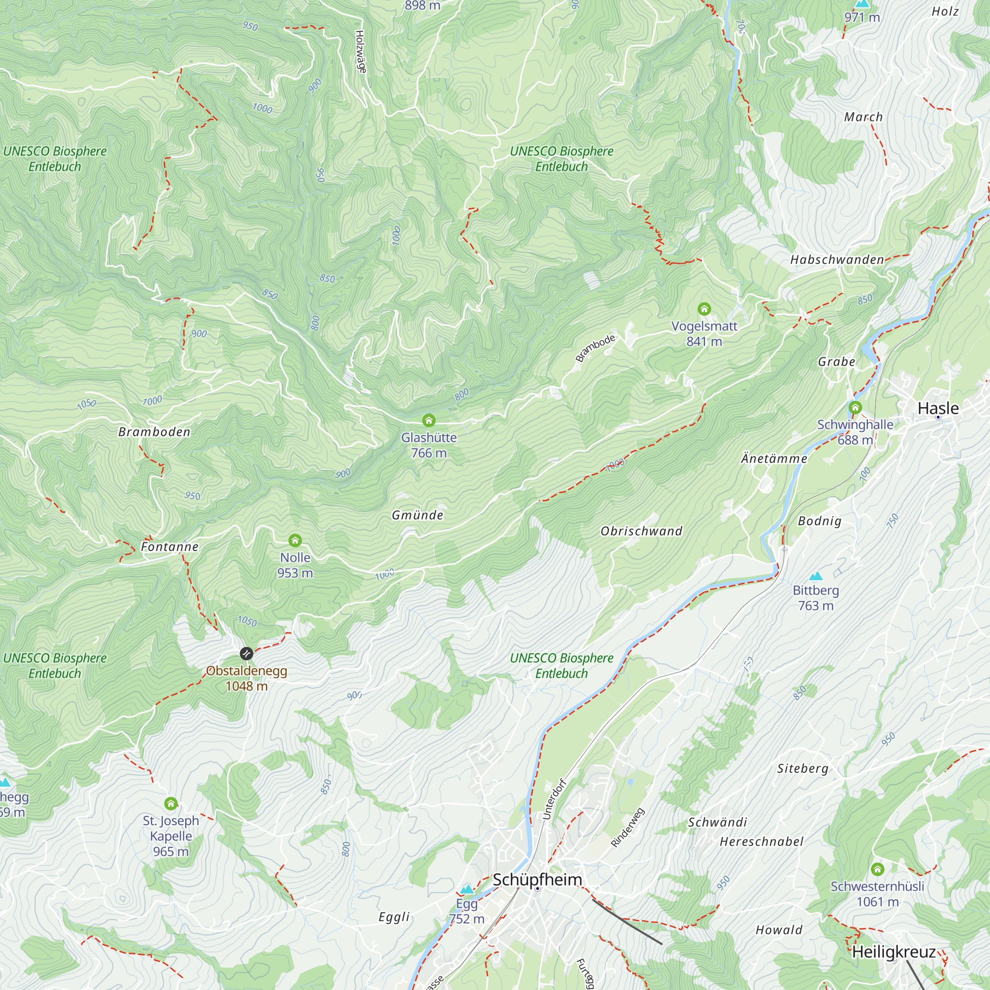 Oberdieplischwand map