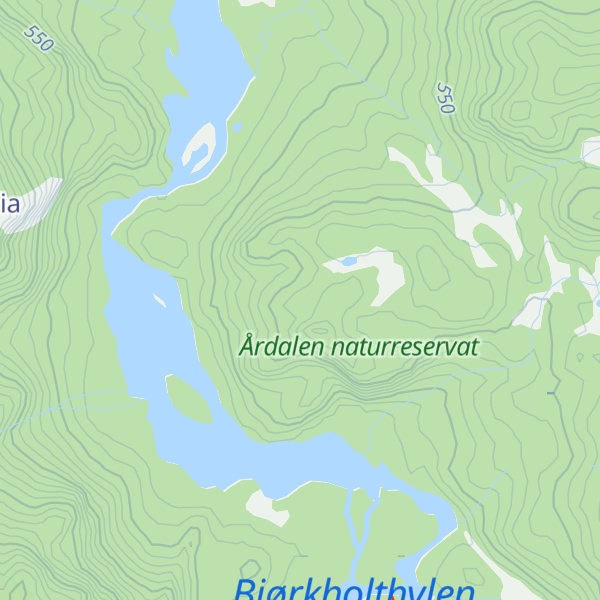 Map of Løytingsbakken