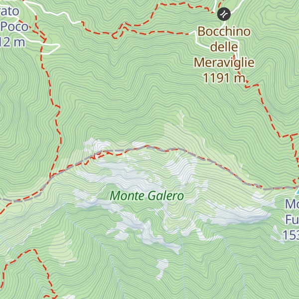 Map of Monte Galero