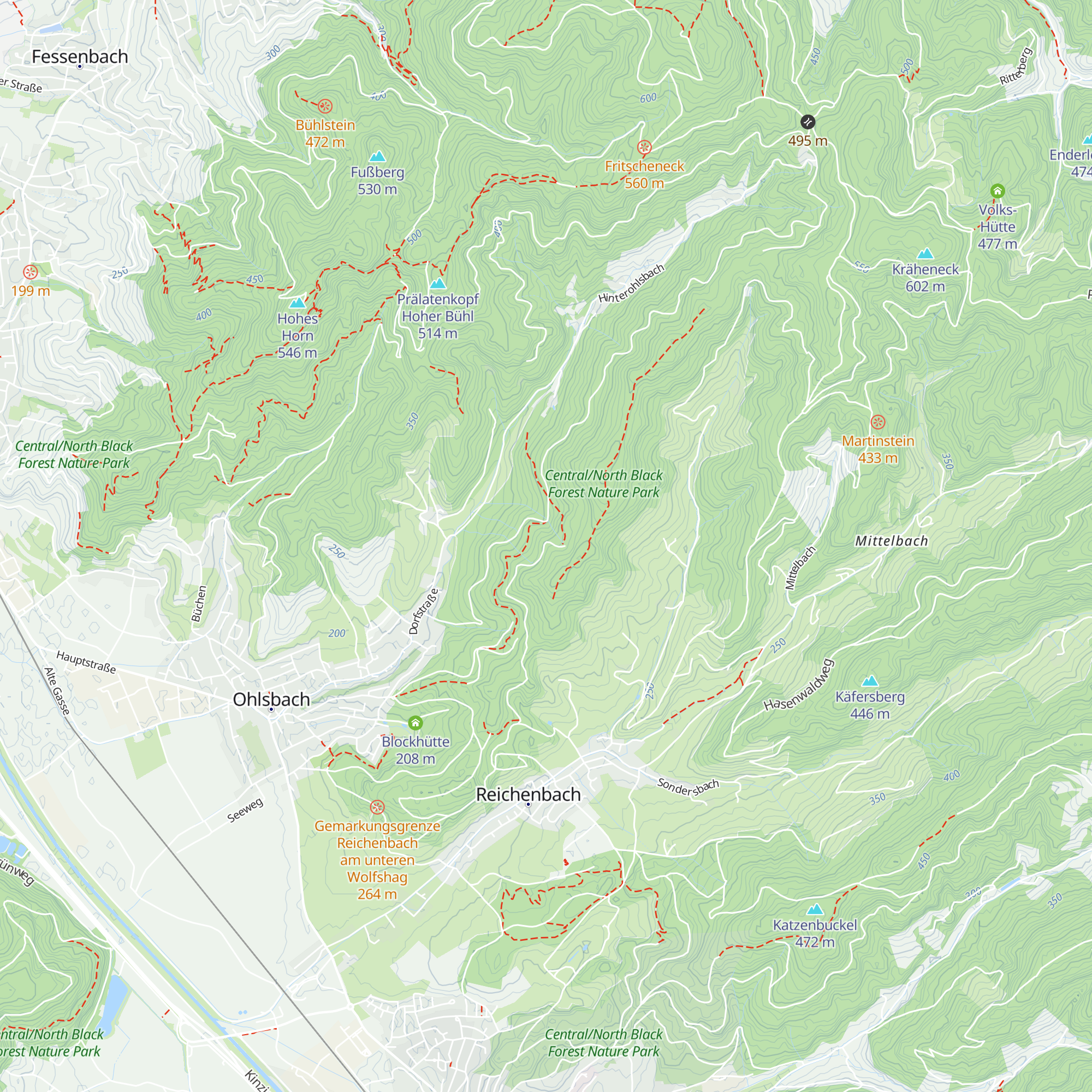 Hoher-Stein-Hütte map