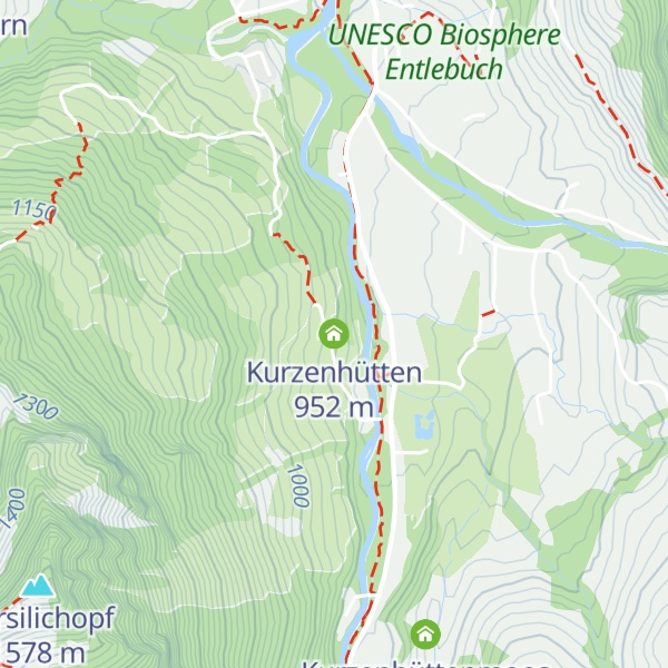 Map of Kurzenhütten
