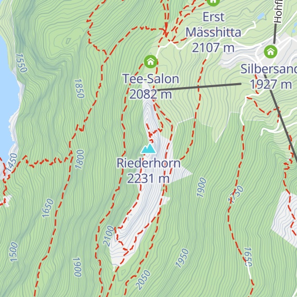 Map of Riederhorn