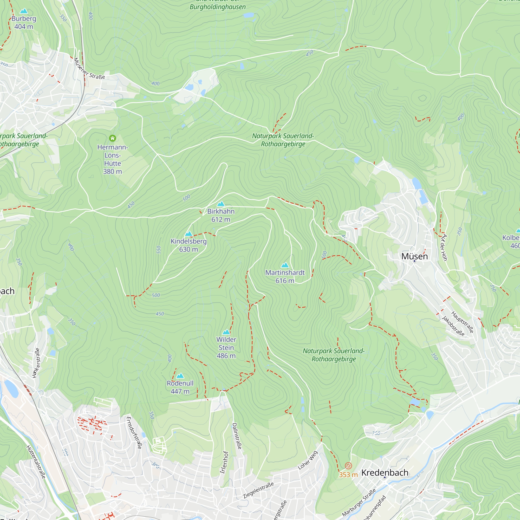 Deuker Alm map