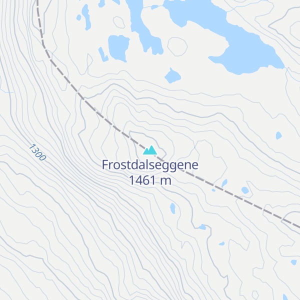 Map of Frostdalseggene