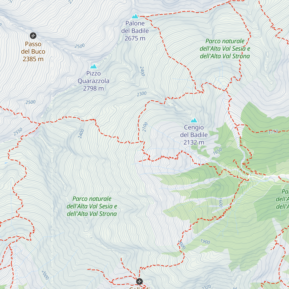 Rifugio Massero map