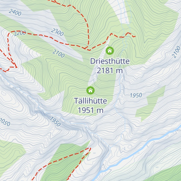 Map of Tällihütte