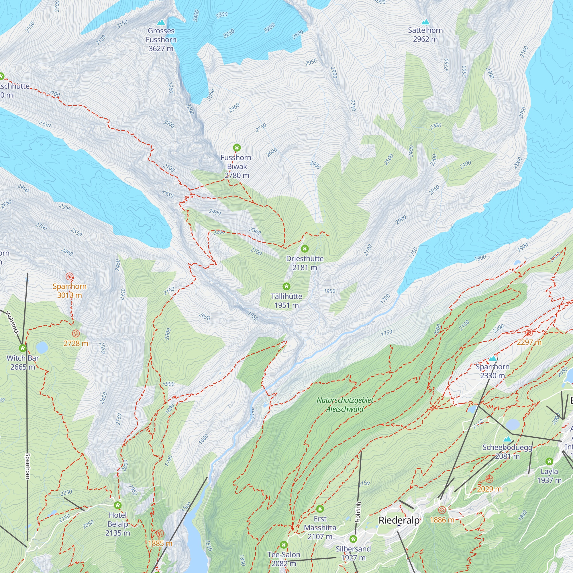 Tällihütte map