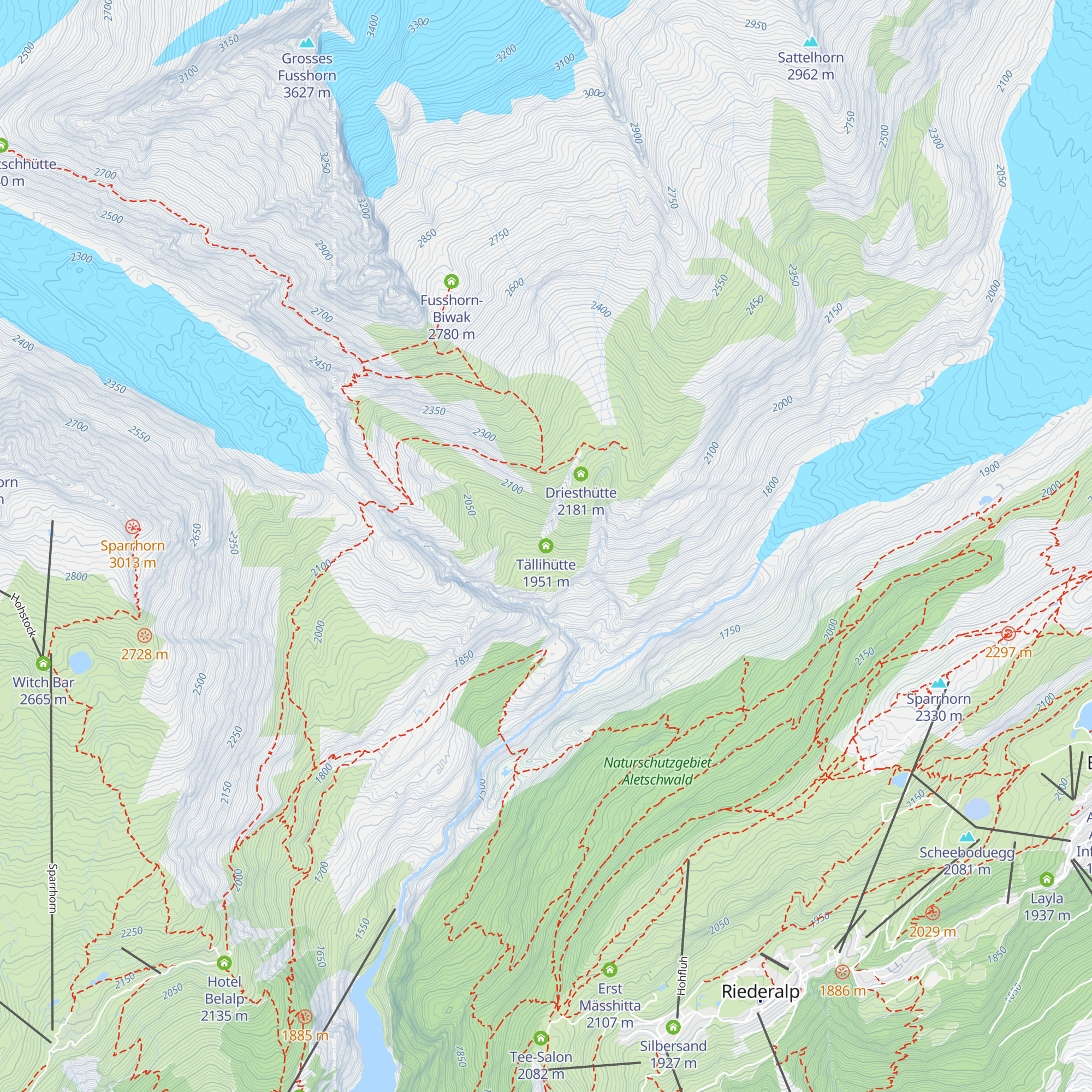 Tällihütte map