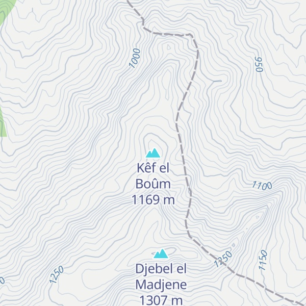 Map of Kêf el Boûm