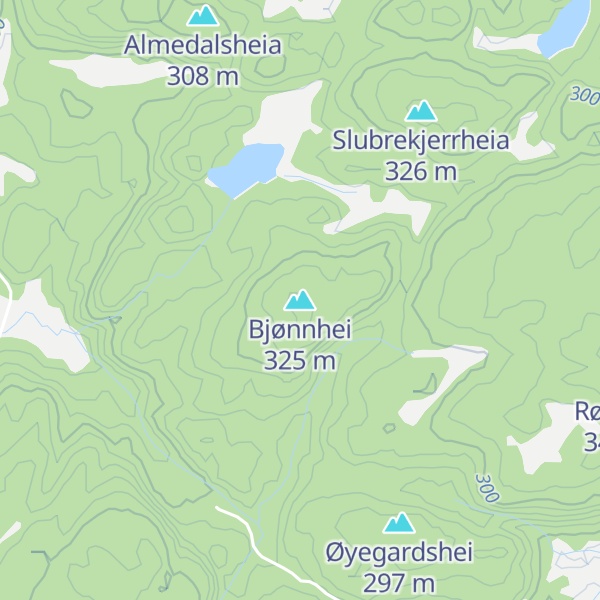 Map of Bjønnhei
