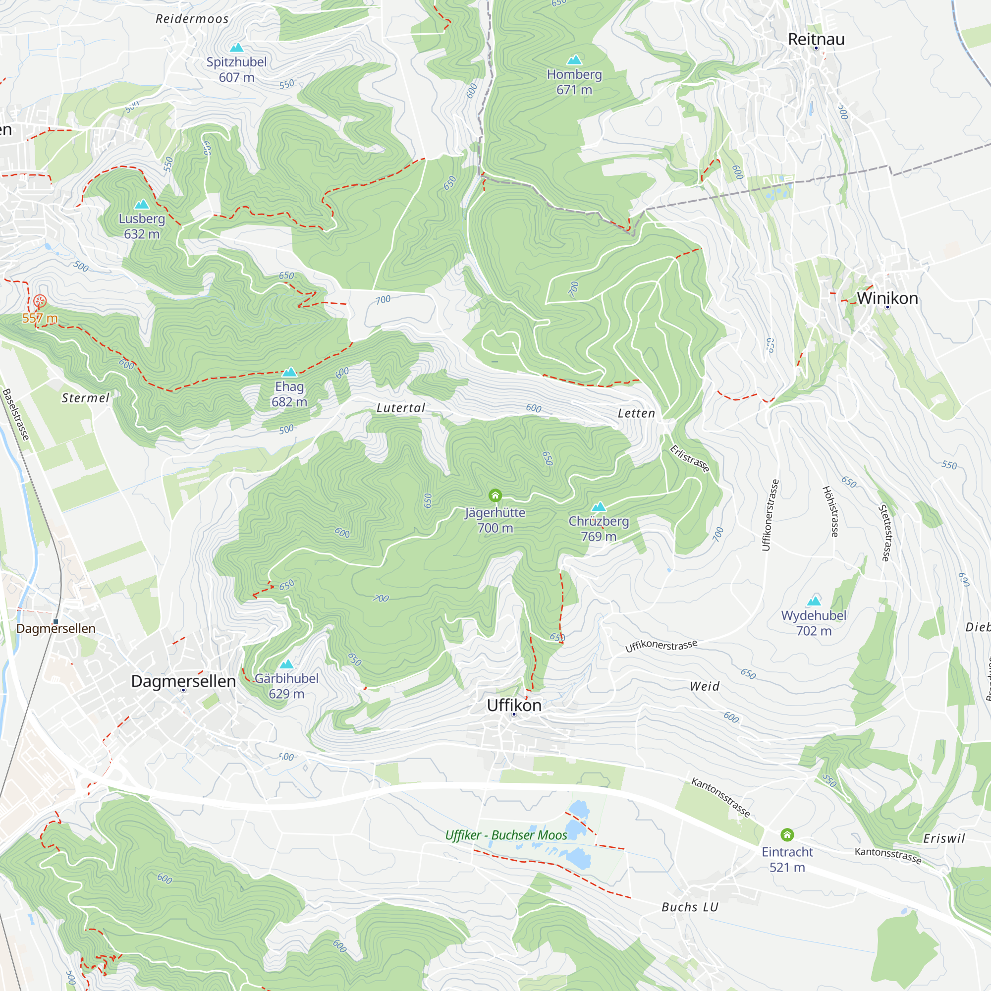 Jägerhütte map