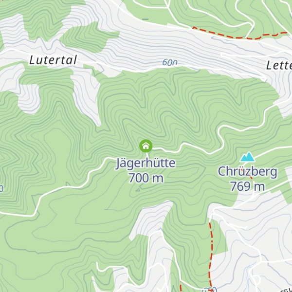 Map of Jägerhütte